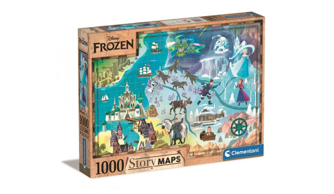 Clementoni puzzle Story Maps Frozen 1000pcs