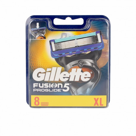 GILLETTE FUSION PROGLIDE cargador 8 recambios