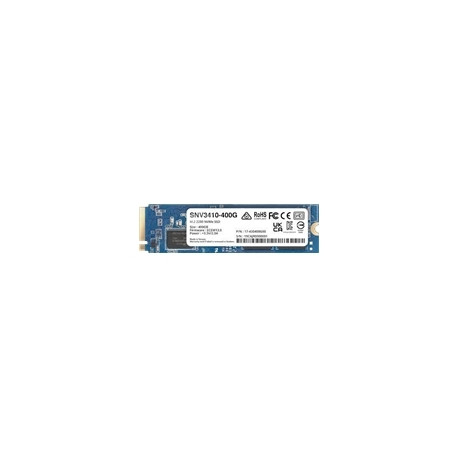 "SYNOLOGY SNV3410 400GB M.2 NVMe SSD PCIe 3.0 x4 3000MB/s lugemine 750MB/s kirjutamine"