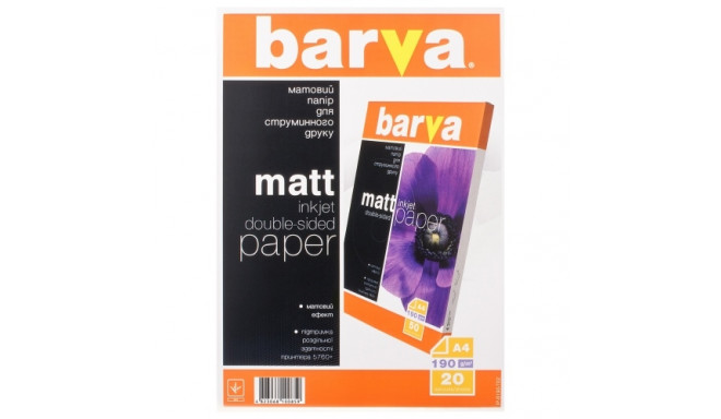 Photo paper Barva Double-sided Mate