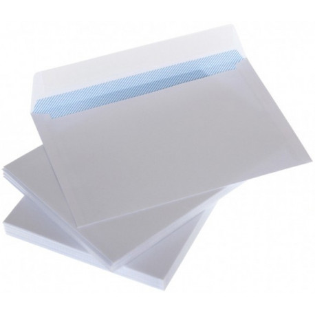 Envelopes C4 white with ribbon and internal press 229x324 mm x 25pcs