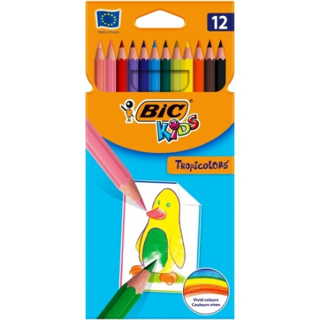 BIC Colored pencils TROPICOLORS 12 colours 022503
