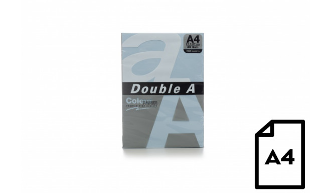 Colour paper Double A, 80g, A4, 500 sheets, Ocean