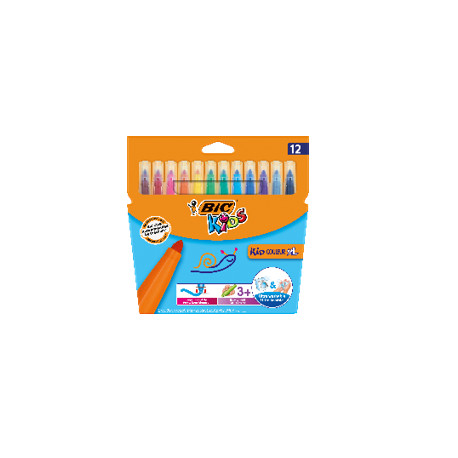 BIC Felt pens KID Couleur XL CBW 12 colours
