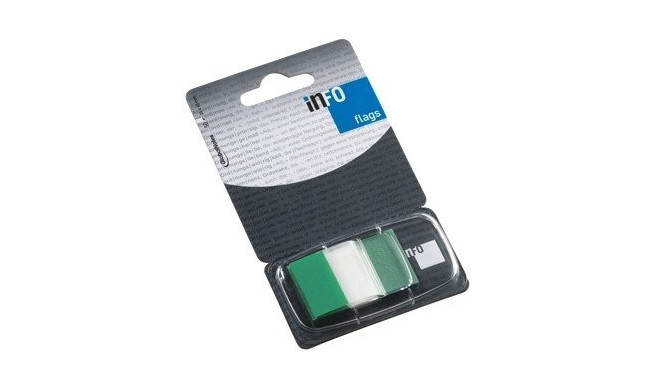 Paper-index  Global Notes, 25x43mm, green, Plastic (1x50)  0718-204