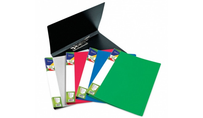 Folder with clip Forpus Premier, A4, plastic, black