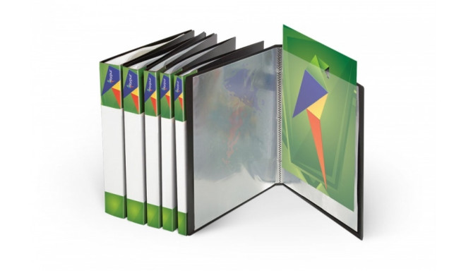 Folder with sleeves Forpus (20) A4, Black