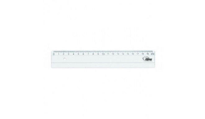 Ruler Forpus, plastic, transparent, 20cm 1225-020