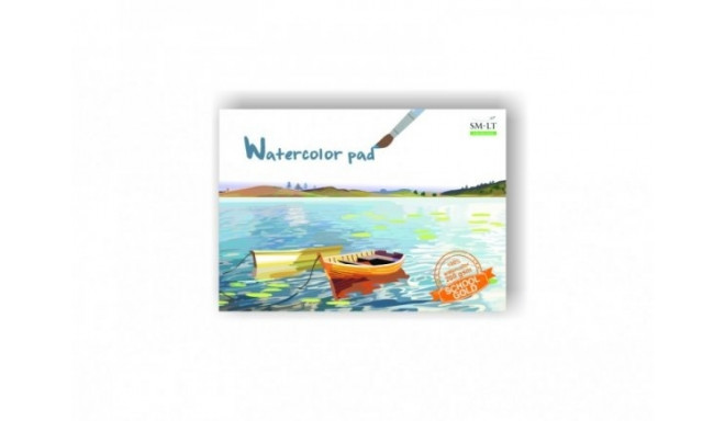 Watercolor notebook SMLT, A4, 200 g, gummed (20) 0708-206