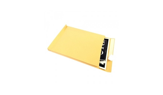 Envelope with stripe, B4, spatial, 250x353x40 mm, 130 g, Browns 1 pcs.