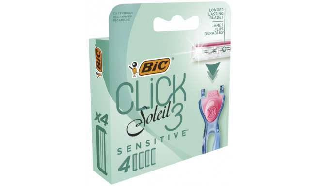 BIC Shaving heads SOLEIL CLICK SENSITIVE (4 pcs)