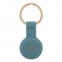 Guess GUATSGEB AirTag case niebieski/blue Silicone