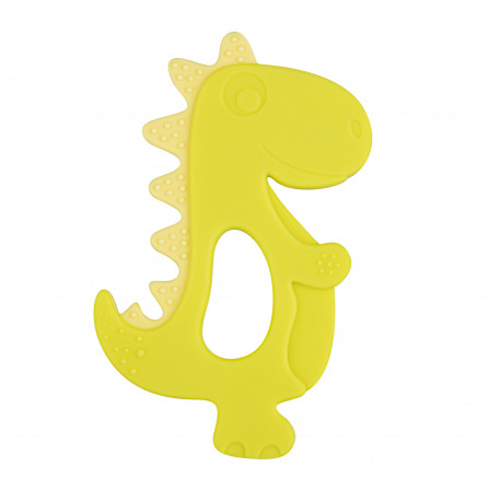 CANPOL BABIES silikona zobgrauzis priekš jaundzimušajiem Dinosaur, 51/006