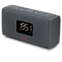 Aiwa CRU-80BT alarm clock Digital alarm clock Grey