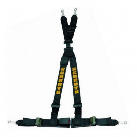 Harness with 4 fastening points SCHROTH RACING RALLYE Black Co-pilot