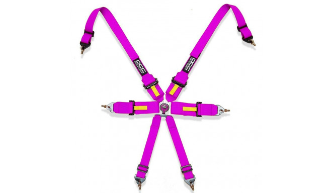 Harness with 6 fastening points OCC Motorsport Pink