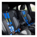 Harness with 4 fastening points SCHROTH RACING QUICK FIT Red Co-pilot