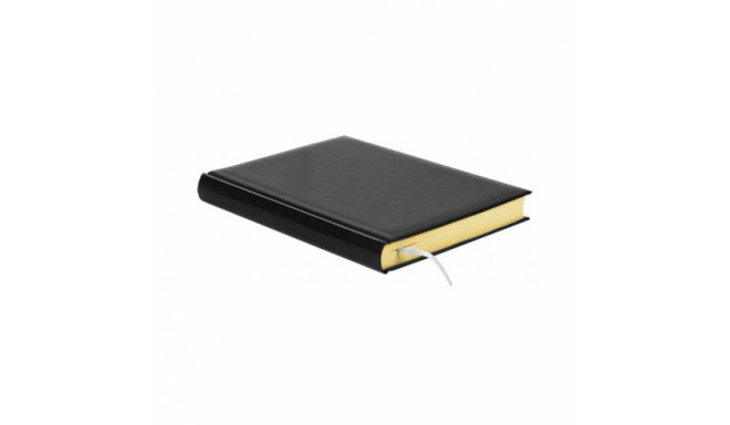 Planning notebook Forpus, A5/360,  PVC cover, Black, Yellowi pages  0726-191