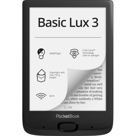 PocketBook Basic Lux 3 6", must