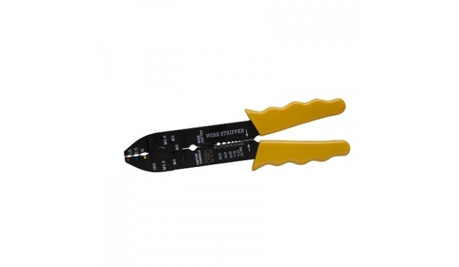 Crimping pliers 220mm 0,5-6mm2 yellow handles