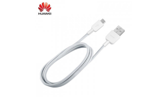 Huawei C02450768A Universāls Micro USB Datu un Uzlādes Kabelis 1m Balts (OEM)