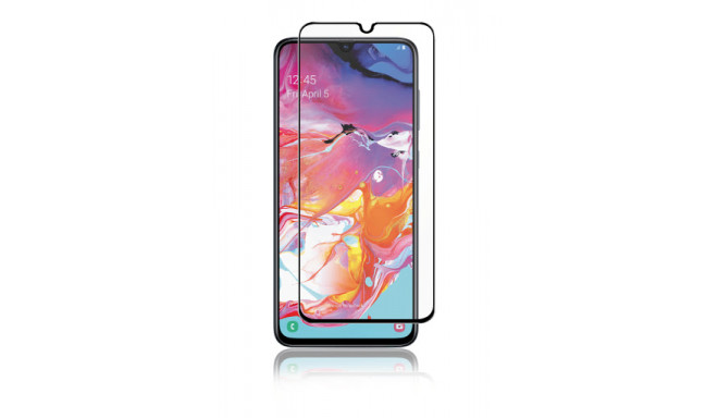 Fusion Full Glue 5D Tempered Glass Защитное стекло для экрана Samsung A705 Galaxy A70 Черное