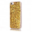 Fusion Gold Sequins Back Case Silicone Case Apple iPhone X / XS Gold jaoks