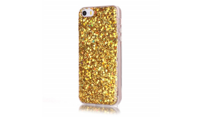 Fusion Gold Sequins Back Case Силиконовый чехол для Apple iPhone X | XS Золотой