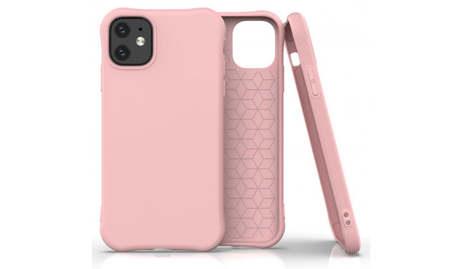 Fusion Solaster Tagakott Silikoonist ümbris Apple iPhone 11 Pro Max Pink