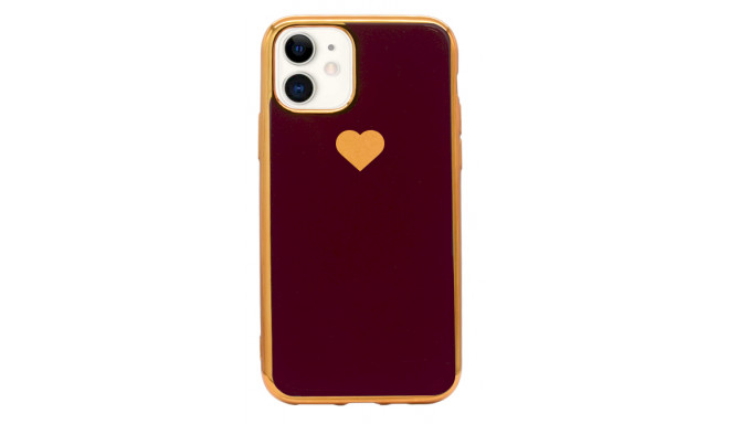 Fusion Heart Case silikoonist ümbris Apple iPhone 11 Pro Red jaoks