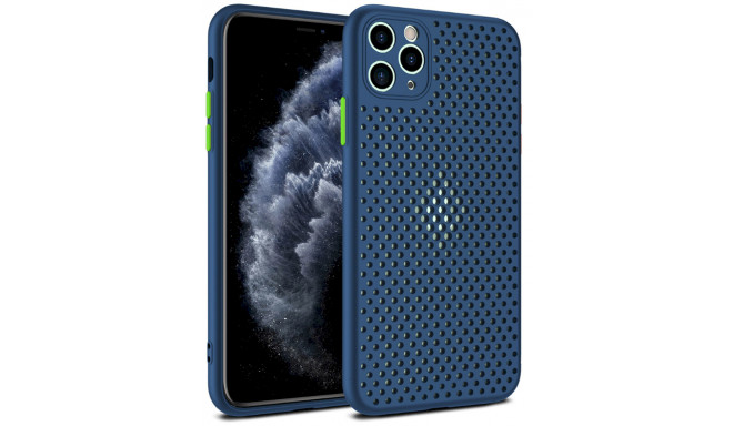 Fusion Breathe Case Silicone Case For Samsung A217 Galaxy A21S Blue