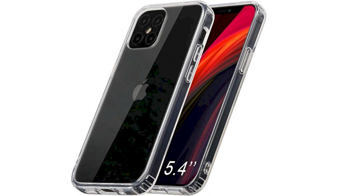 Fusion Ultra Back Case 2 mm Izturīgs Silikona Aizsargapvalks Priekš Apple iPhone 12 Mini Caurspīdīgs