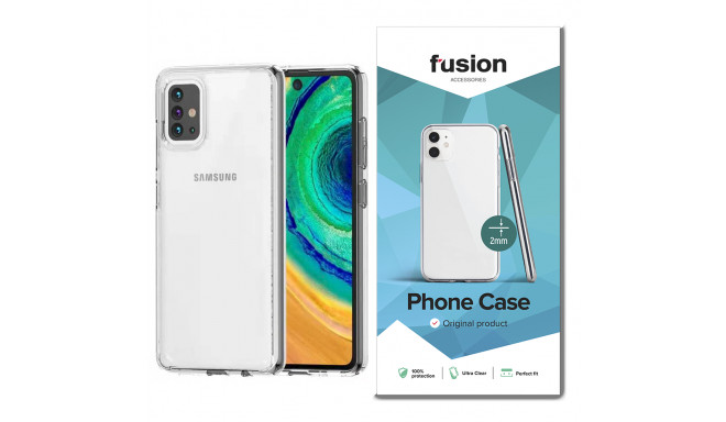 Fusion Ultra Clear Series 2 mm silikoonist ümbris Samsung G988 Galaxy S20 Ultra 5G läbipaistvale (EU