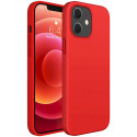 Fusion Elegance Fiber Protect silikoonist ümbris Apple iPhone 12 Pro Max punane