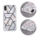 Fusion Geometric Marble ümbris silikoonist ümbris Apple iPhone 12 Pro Max roosa