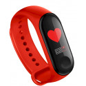Fusion wave rihm kellaks Xiaomi Mi Band 3 / Mi Band 4 punane