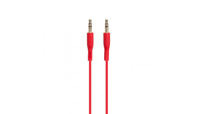 Borofone BL1 Премиум AUX провод 3.5 mm -> 3.5 mm 1m красный