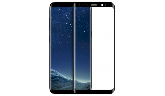 Fusion 5D glass karastatud klaas kaetud raamiga Samsung G955 Galaxy S8+ Plus must