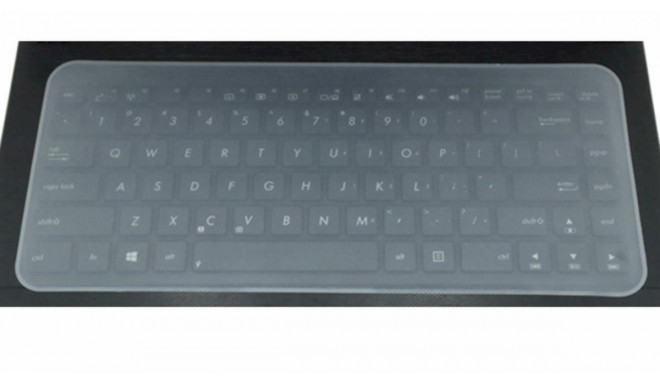 Fusion -klaviatuuri kleebis vee eest kaitsmiseks läbipaistev