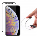 GoodBuy Flexible 9H täielikult kaetud raamiga Apple iPhone 12 / 12 Pro must