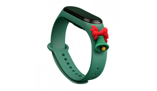 Fusion Xmas Bell kellarihm Xiaomi Mi Band 3 | 4 roheline