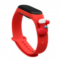 Punane Fusion Xmas Sock Xiaomi Mi Band 5 / Mi Band 6 jaoks