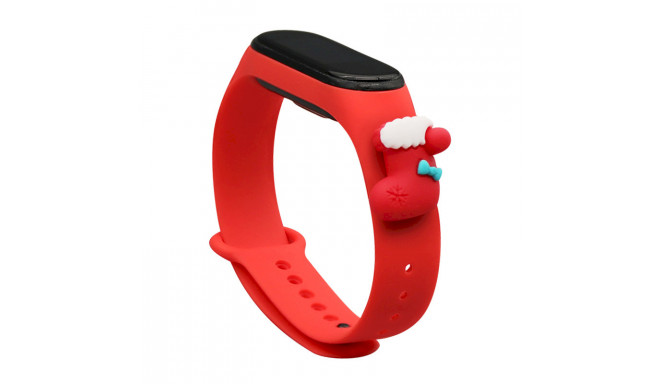 Punane Fusion Xmas Sock Xiaomi Mi Band 5 | Mi Band 6 jaoks