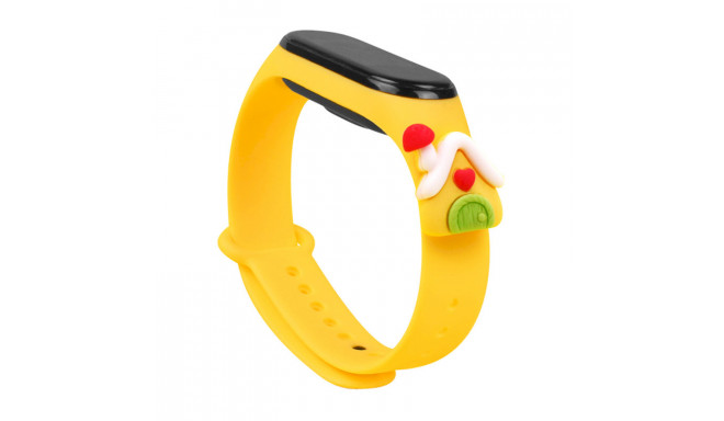 Fusion Xmas House Xiaomi Mi Band 5 | Mi Band 6 jaoks, kollane