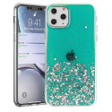 Fusion glue glitter silikoonist ümbris jaoks Apple iPhone 13 Pro Max roheline