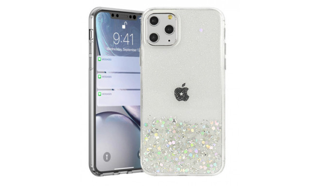 Fusion glue glitter ümbris silikoonist ümbris Apple iPhone 13 Pro läbipaistev
