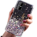 Fusion glue glitter silikoonist ümbris Apple iPhone 13 Pro Max mustale