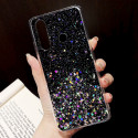 Fusion glue glitter silikoonist ümbris Apple iPhone 13 mustale
