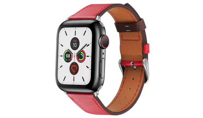 Fusion ādas siksniņa Apple Watch  42 | 44mm sarkana