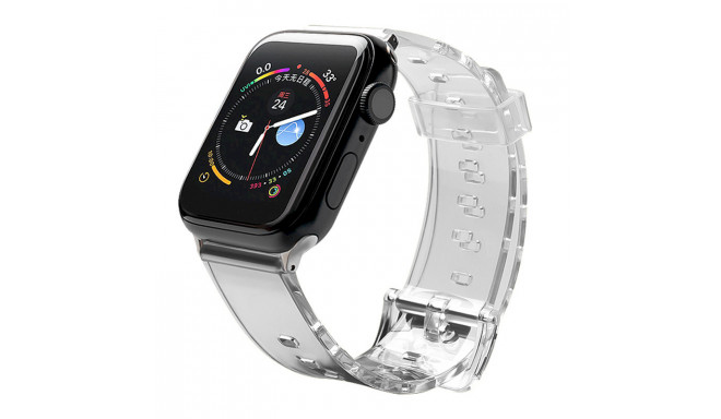 Fusion Light silikona siksniņa Apple Watch 38mm | 40mm | 41mm melna